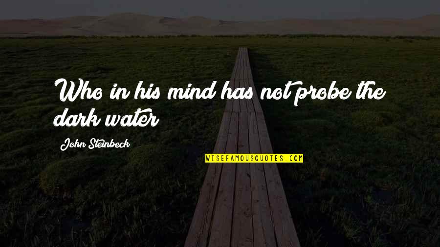 Karlita Hoty Quotes By John Steinbeck: Who in his mind has not probe the Karlita Hoty Quotes By John Steinbeck: Who in his mind has not probe the