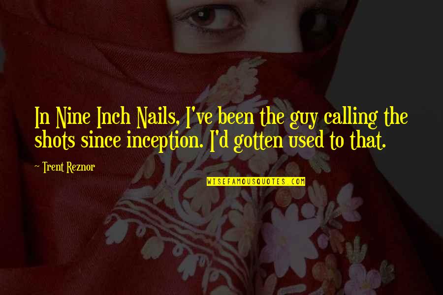 Karmakanic Quotes By Trent Reznor: In Nine Inch Nails, I've been the guy