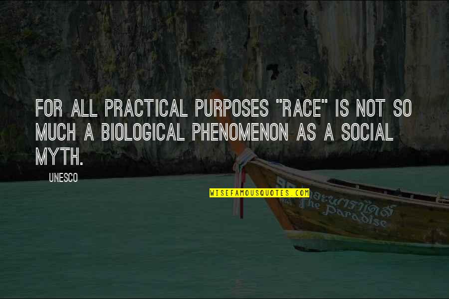 Kastle Keepers Quotes By UNESCO: For all practical purposes "race" is not so