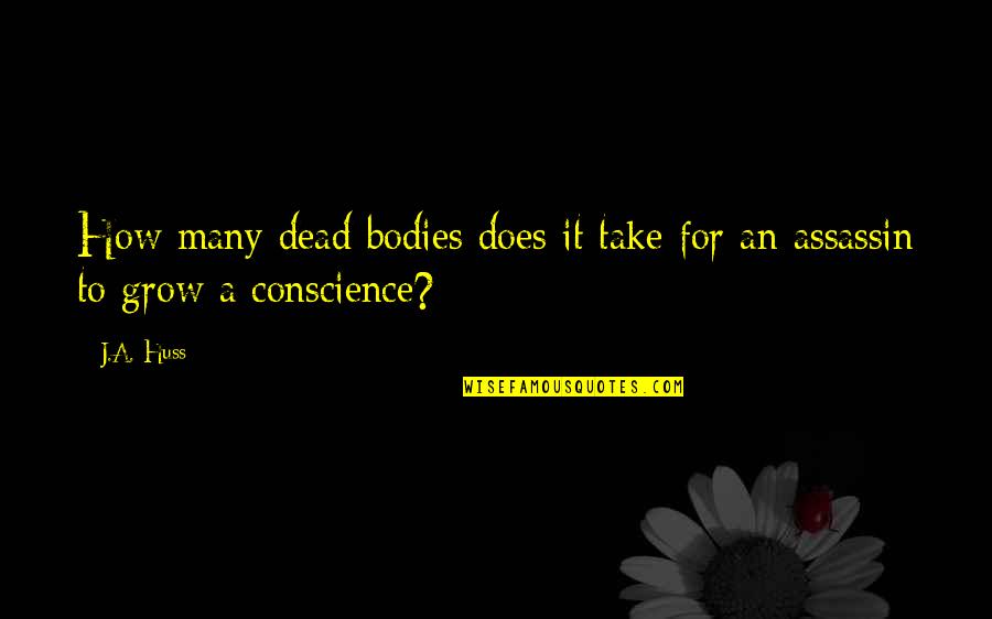Katayoon Anoushiravani Quotes By J.A. Huss: How many dead bodies does it take for