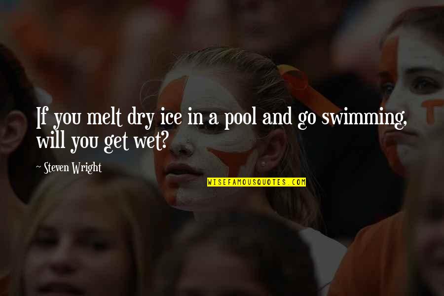 Kate Spade Agenda Quotes By Steven Wright: If you melt dry ice in a pool Kate Spade Agenda Quotes By Steven Wright: If you melt dry ice in a pool
