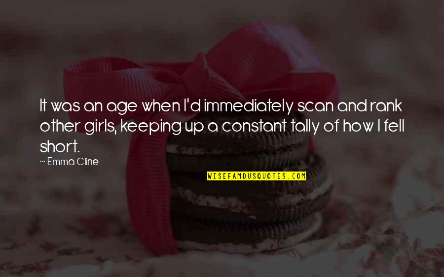 Katende Ssempebwa Quotes By Emma Cline: It was an age when I'd immediately scan Katende Ssempebwa Quotes By Emma Cline: It was an age when I'd immediately scan