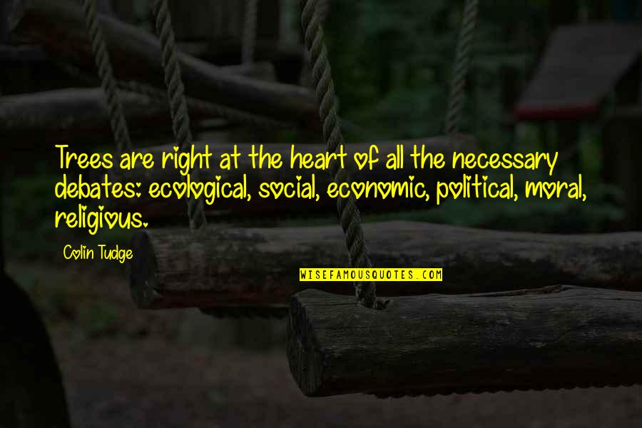 Katherine And Caroline Quotes By Colin Tudge: Trees are right at the heart of all Katherine And Caroline Quotes By Colin Tudge: Trees are right at the heart of all