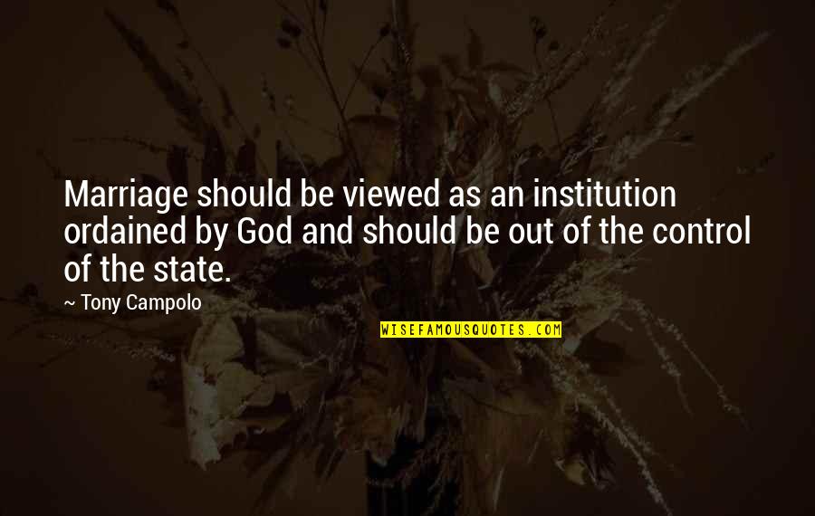 Katniss And Peeta Relationship Quotes By Tony Campolo: Marriage should be viewed as an institution ordained Katniss And Peeta Relationship Quotes By Tony Campolo: Marriage should be viewed as an institution ordained