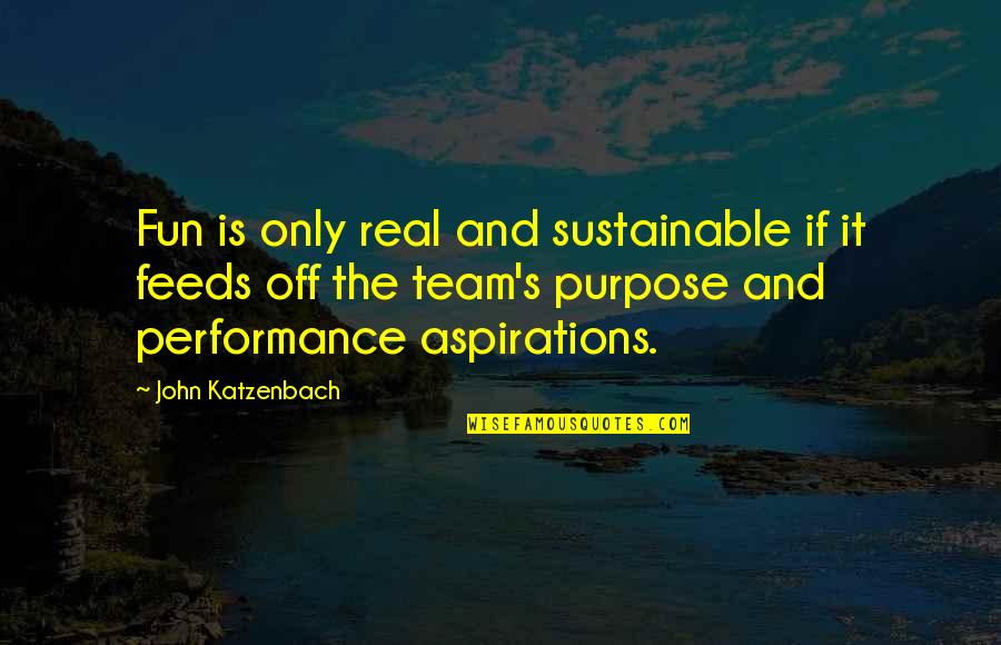 Katzenbach Quotes By John Katzenbach: Fun is only real and sustainable if it