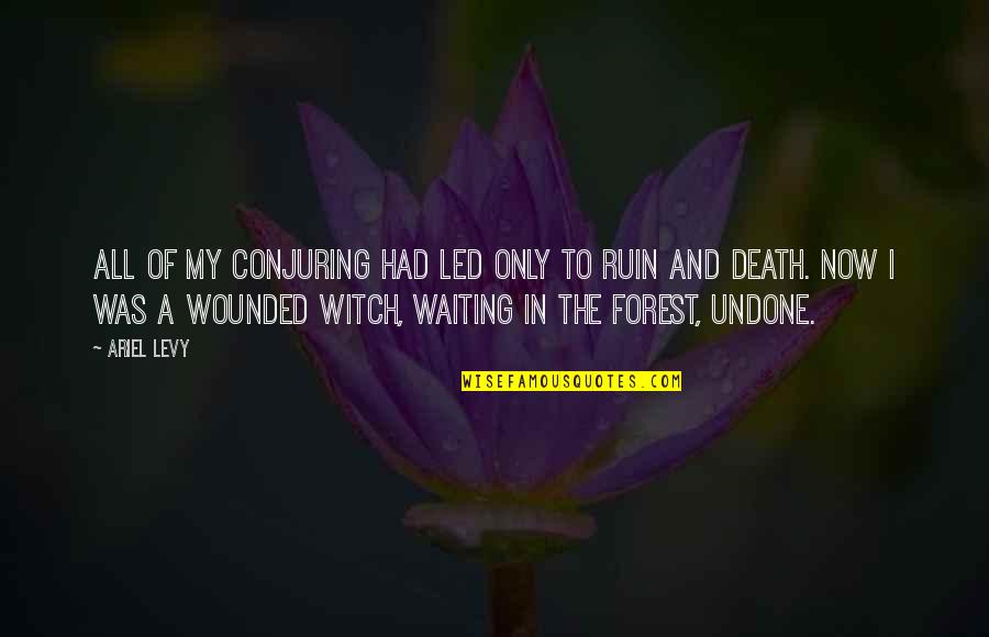 Kawtar Nouri Quotes By Ariel Levy: All of my conjuring had led only to Kawtar Nouri Quotes By Ariel Levy: All of my conjuring had led only to
