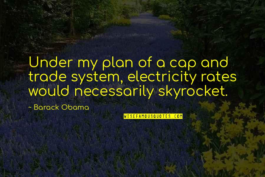 Kawuneeche Valley Quotes By Barack Obama: Under my plan of a cap and trade