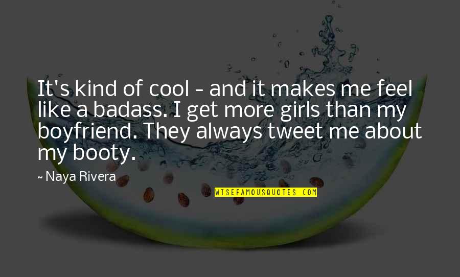 Kayla Foster Quotes By Naya Rivera: It's kind of cool - and it makes Kayla Foster Quotes By Naya Rivera: It's kind of cool - and it makes