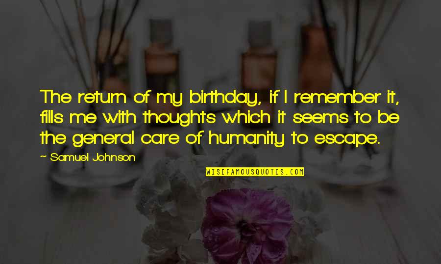 Kb Stock Quote Quotes By Samuel Johnson: The return of my birthday, if I remember Kb Stock Quote Quotes By Samuel Johnson: The return of my birthday, if I remember