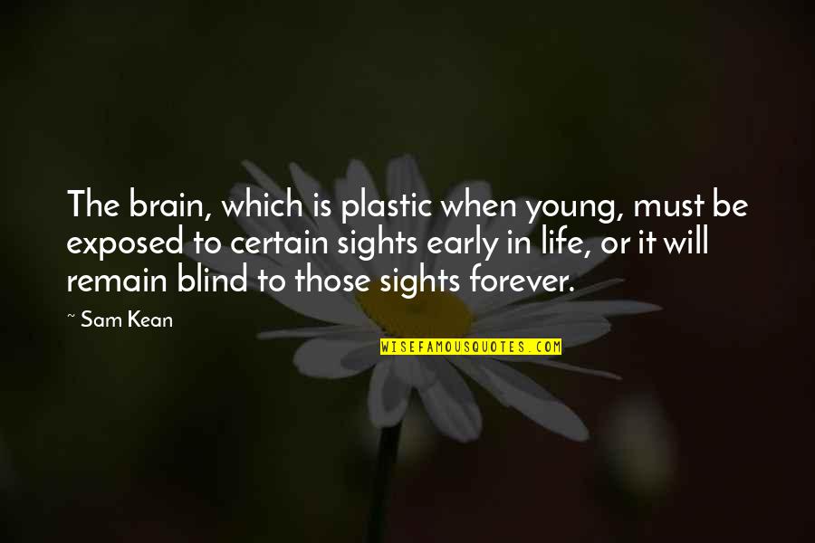 Kean Quotes By Sam Kean: The brain, which is plastic when young, must
