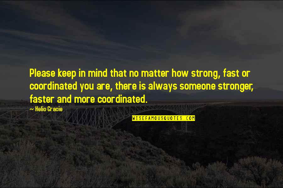 Keep Strong Quotes By Helio Gracie: Please keep in mind that no matter how
