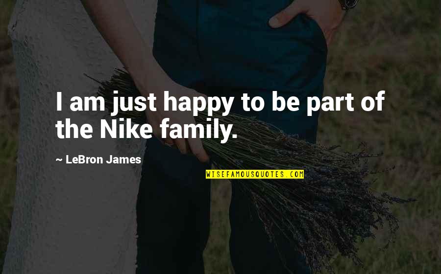 Keep Your Inner Child Quotes By LeBron James: I am just happy to be part of