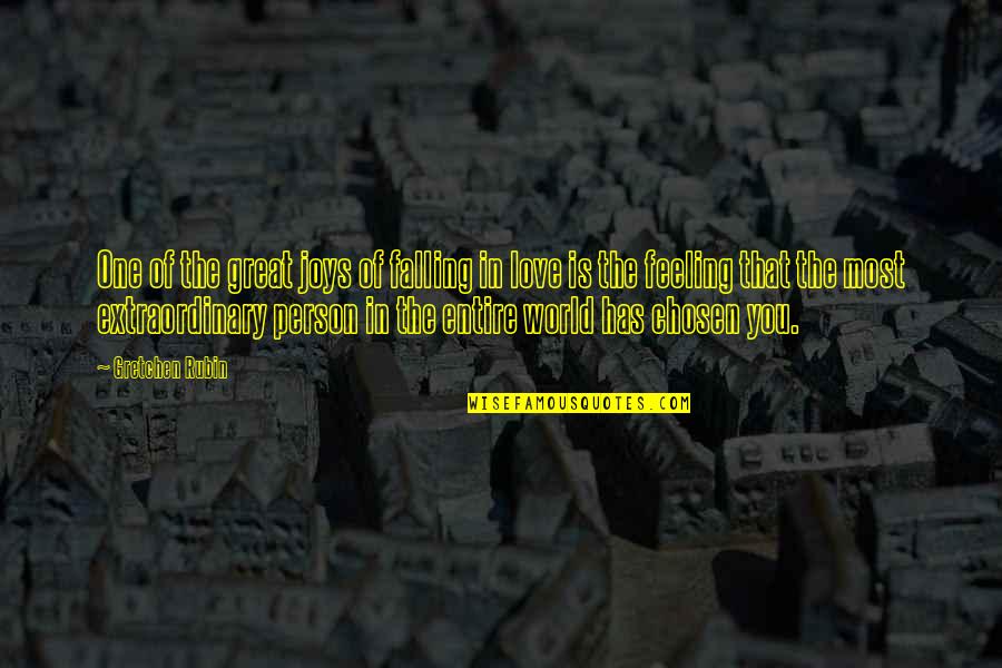 Keeping A Dignified Silence Quotes By Gretchen Rubin: One of the great joys of falling in