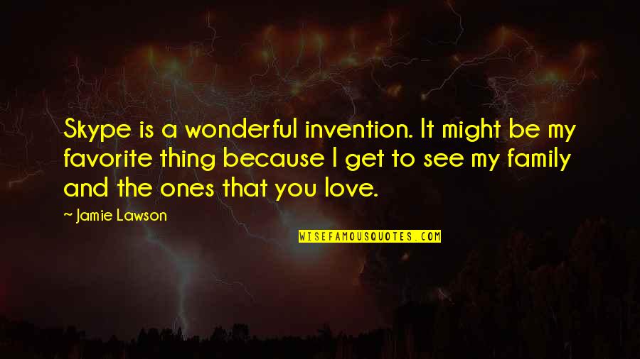 Kehoes Pub Quotes By Jamie Lawson: Skype is a wonderful invention. It might be Kehoes Pub Quotes By Jamie Lawson: Skype is a wonderful invention. It might be
