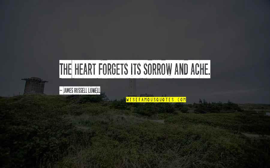 Keiji Akaashi Quotes By James Russell Lowell: The heart forgets its sorrow and ache.