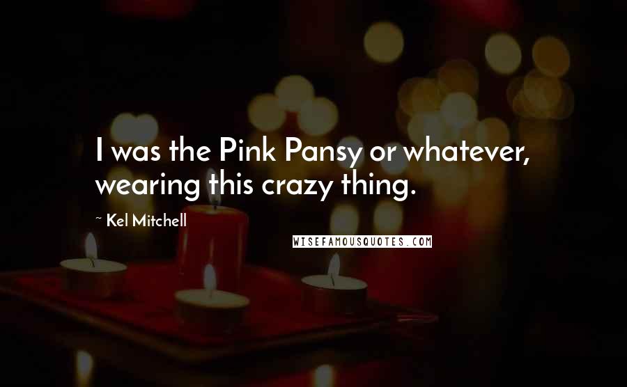 Kel Mitchell quotes: I was the Pink Pansy or whatever, wearing this crazy thing.