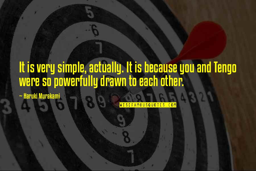 Keleti K Roly K Zgazdas Gi Quotes By Haruki Murakami: It is very simple, actually. It is because