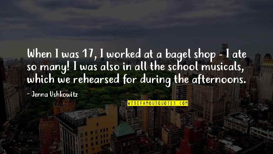 Kelinci Animasi Quotes By Jenna Ushkowitz: When I was 17, I worked at a Kelinci Animasi Quotes By Jenna Ushkowitz: When I was 17, I worked at a