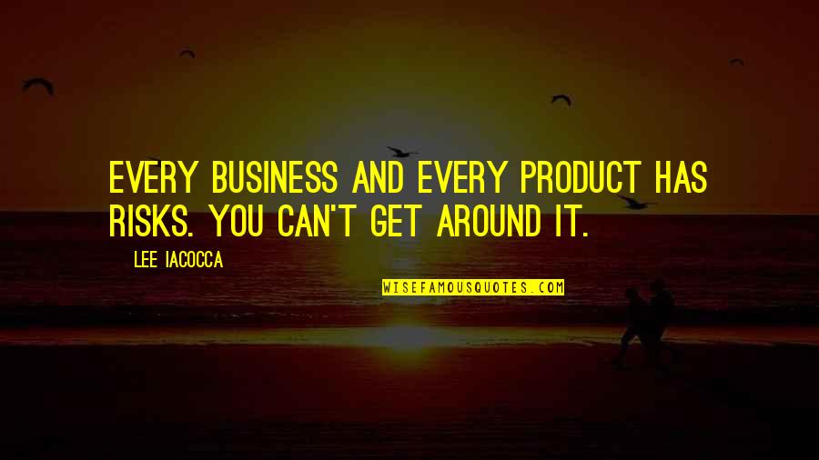 Kellanved Quotes By Lee Iacocca: Every business and every product has risks. You