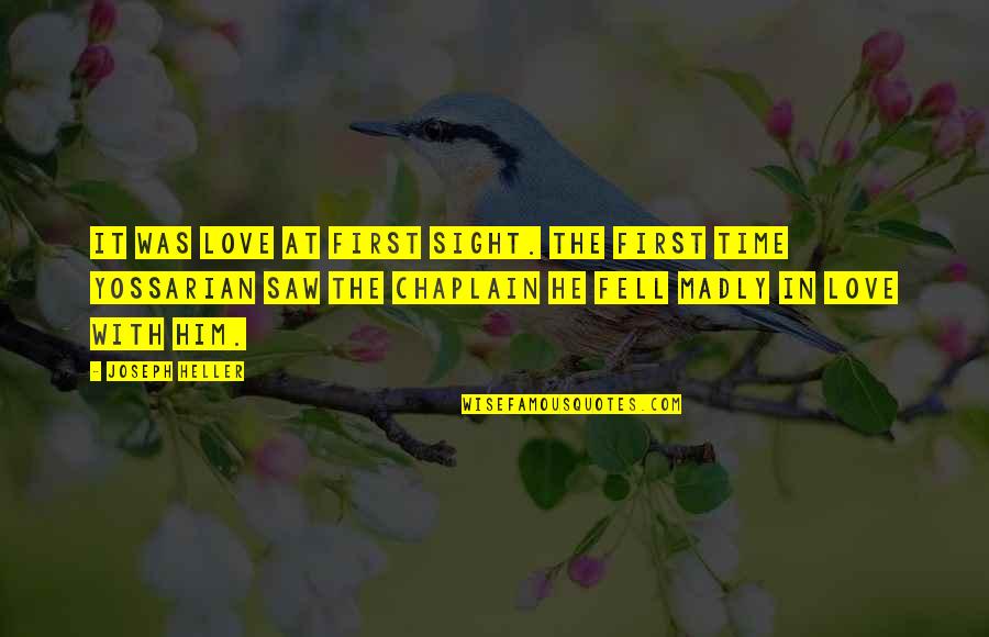 Kellington Construction Quotes By Joseph Heller: It was love at first sight. The first Kellington Construction Quotes By Joseph Heller: It was love at first sight. The first