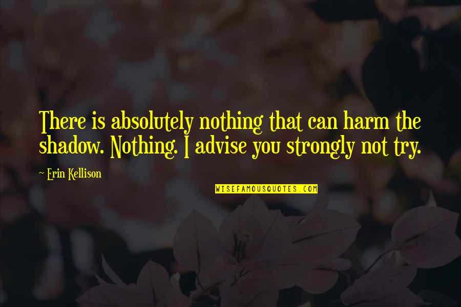 Kellison Quotes By Erin Kellison: There is absolutely nothing that can harm the