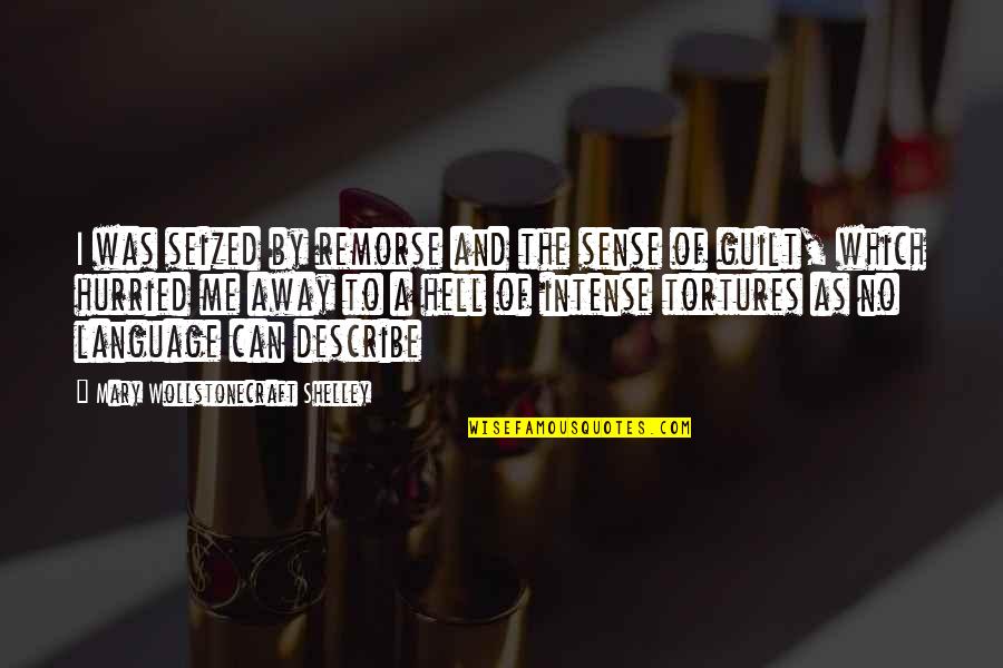 Kemalsjah Quotes By Mary Wollstonecraft Shelley: I was seized by remorse and the sense