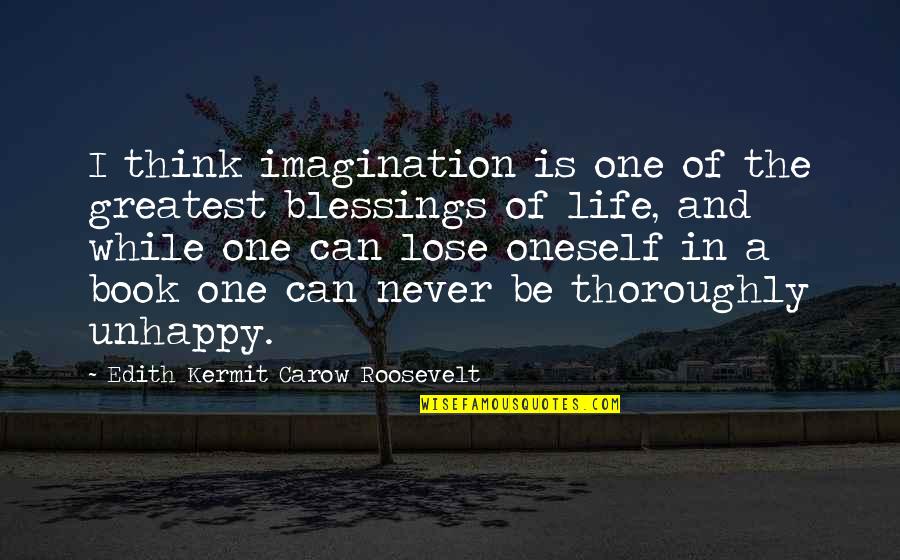 Kermit Quotes By Edith Kermit Carow Roosevelt: I think imagination is one of the greatest Kermit Quotes By Edith Kermit Carow Roosevelt: I think imagination is one of the greatest