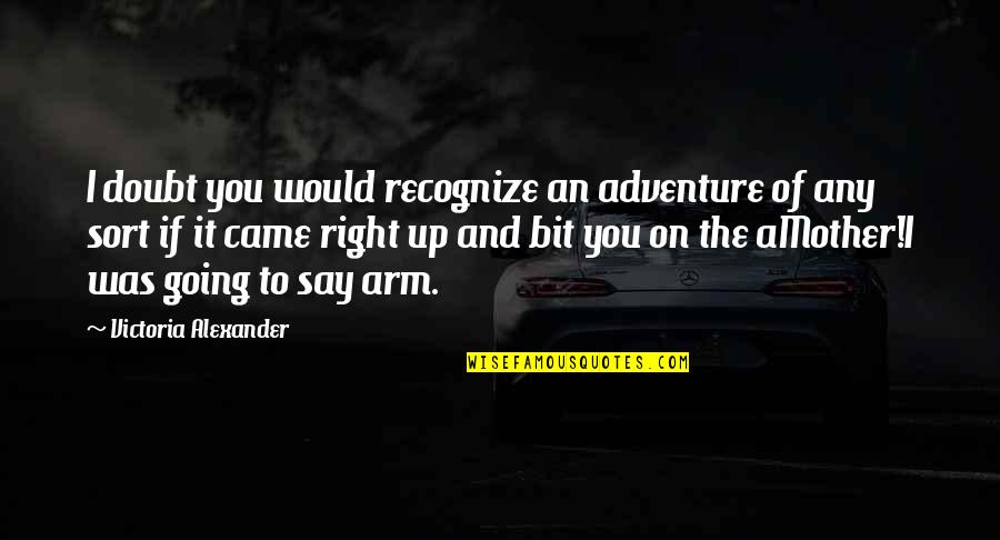Kesalahpahaman Terhadap Quotes By Victoria Alexander: I doubt you would recognize an adventure of