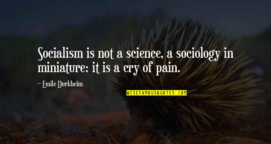 Keterlambatan Berbicara Quotes By Emile Durkheim: Socialism is not a science, a sociology in