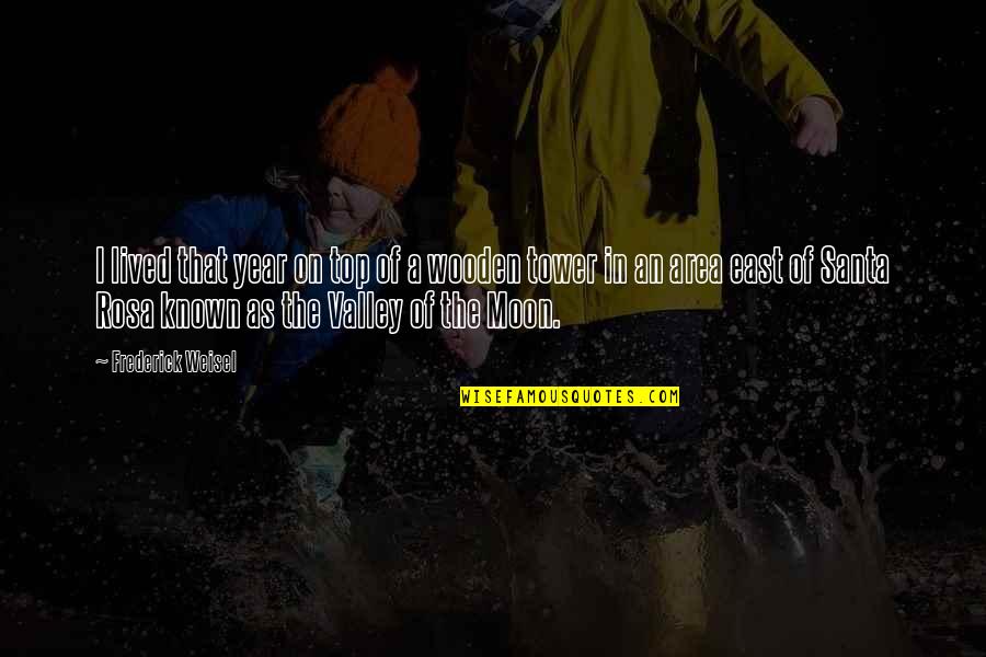 Kethryn Quotes By Frederick Weisel: I lived that year on top of a Kethryn Quotes By Frederick Weisel: I lived that year on top of a