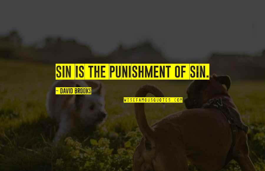 Ketut Liyer Quotes By David Brooks: Sin is the punishment of sin.