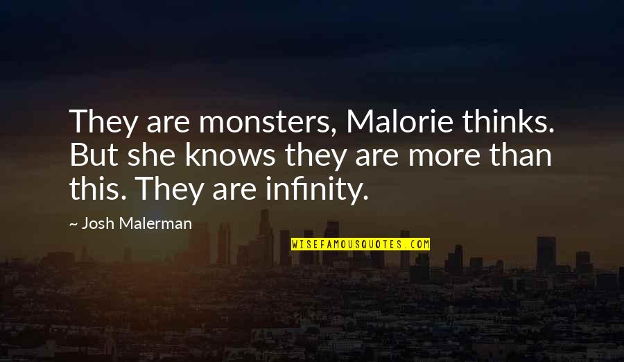 Key Romeo And Juliet Quotes By Josh Malerman: They are monsters, Malorie thinks. But she knows