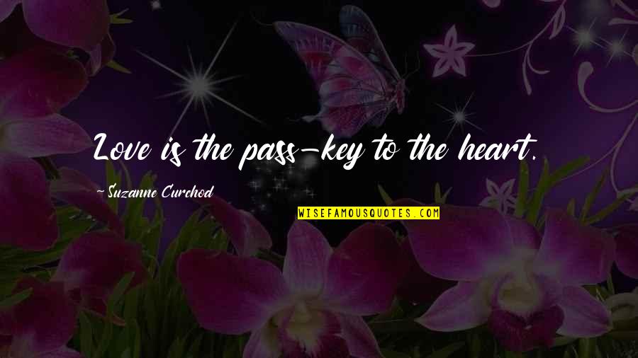 Keys To The Heart Quotes By Suzanne Curchod: Love is the pass-key to the heart.