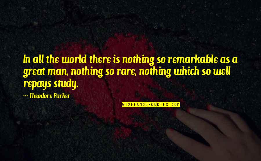 Keyzer 0 Quotes By Theodore Parker: In all the world there is nothing so