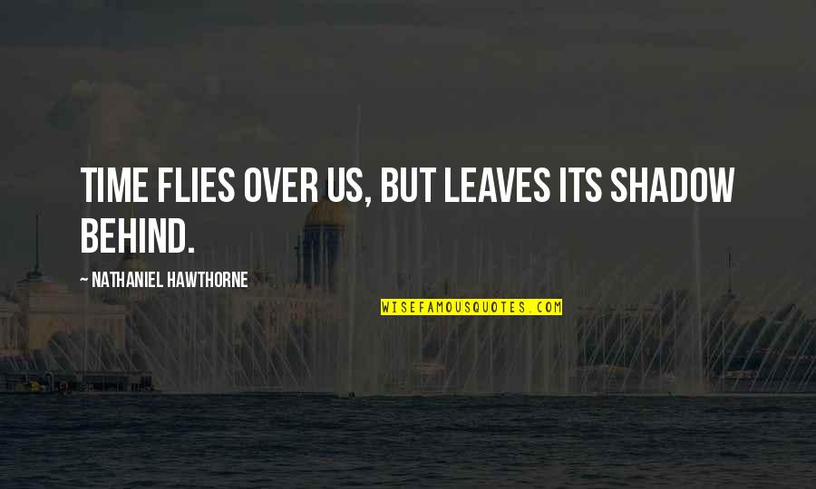 Keyzer Andre Quotes By Nathaniel Hawthorne: Time flies over us, but leaves its shadow
