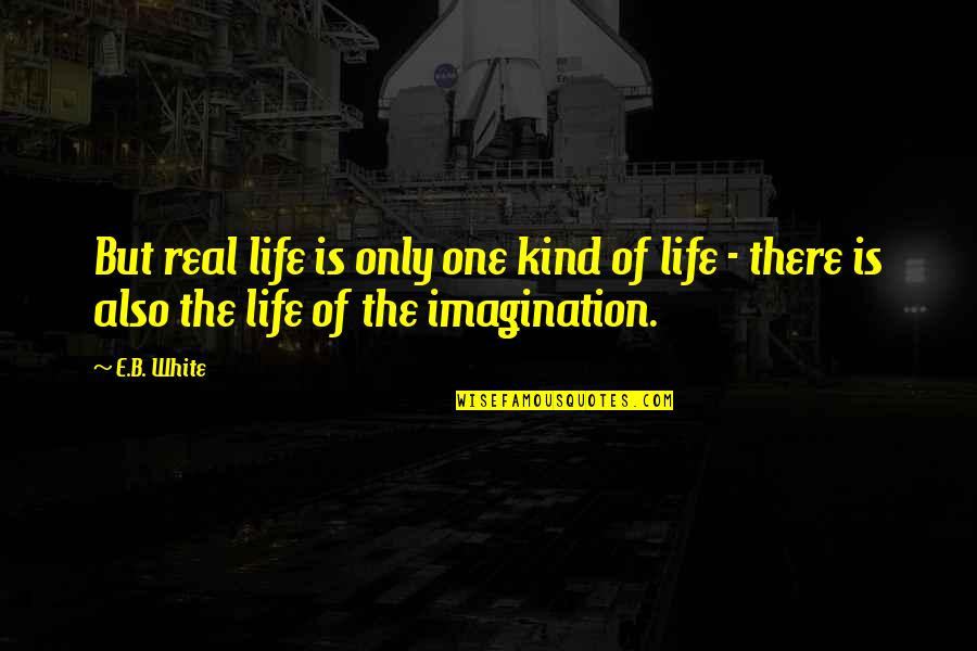Khadiri Quotes By E.B. White: But real life is only one kind of