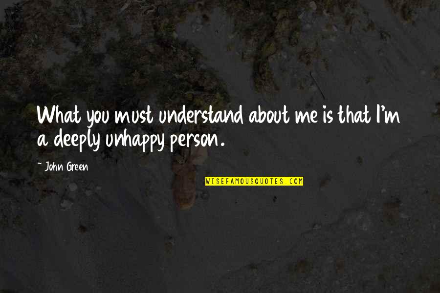 Khajeh Tajdar Quotes By John Green: What you must understand about me is that