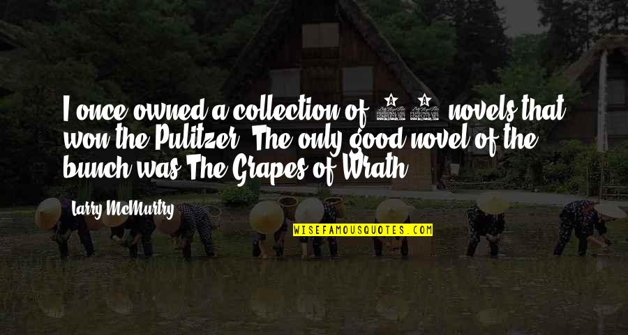 Khang Hy Quotes By Larry McMurtry: I once owned a collection of 77 novels Khang Hy Quotes By Larry McMurtry: I once owned a collection of 77 novels