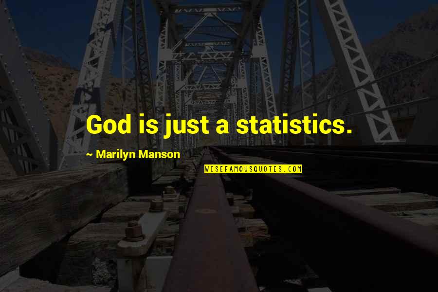 Khonsu God Quotes By Marilyn Manson: God is just a statistics. Khonsu God Quotes By Marilyn Manson: God is just a statistics.