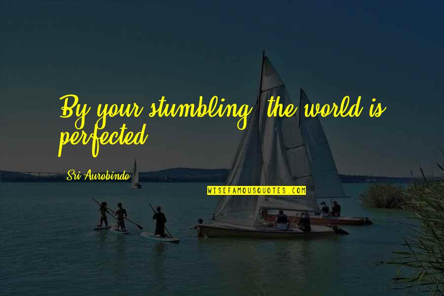 Khorasan Mills Quotes By Sri Aurobindo: By your stumbling, the world is perfected. Khorasan Mills Quotes By Sri Aurobindo: By your stumbling, the world is perfected.