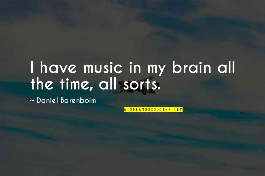 Khorsandi Mehran Quotes By Daniel Barenboim: I have music in my brain all the