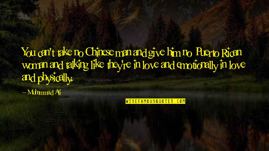 Khutaghat Quotes By Muhammad Ali: You can't take no Chinese man and give Khutaghat Quotes By Muhammad Ali: You can't take no Chinese man and give