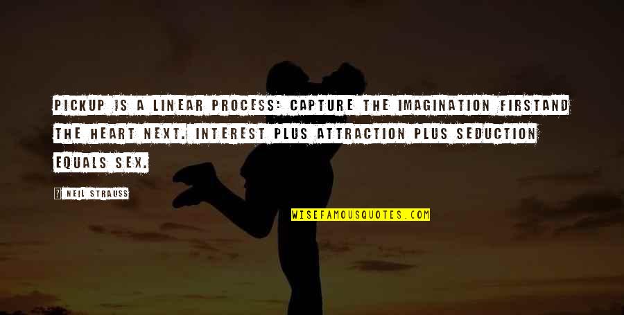 Kiabindhi Quotes By Neil Strauss: Pickup is a linear process: Capture the imagination
