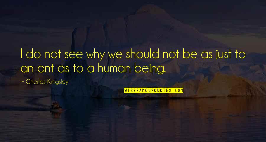 Kibarlikla Quotes By Charles Kingsley: I do not see why we should not Kibarlikla Quotes By Charles Kingsley: I do not see why we should not