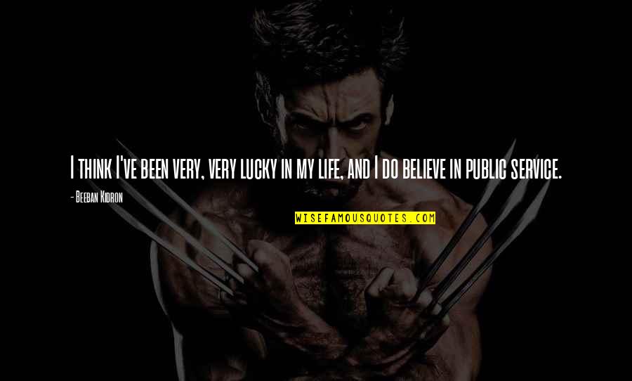 Kidron Quotes By Beeban Kidron: I think I've been very, very lucky in