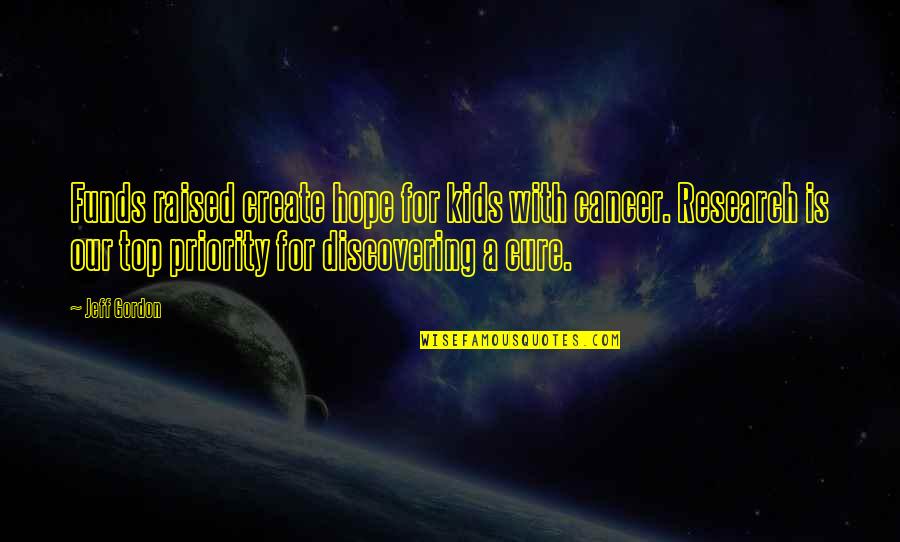 Kids Cancer Quotes By Jeff Gordon: Funds raised create hope for kids with cancer. Kids Cancer Quotes By Jeff Gordon: Funds raised create hope for kids with cancer.