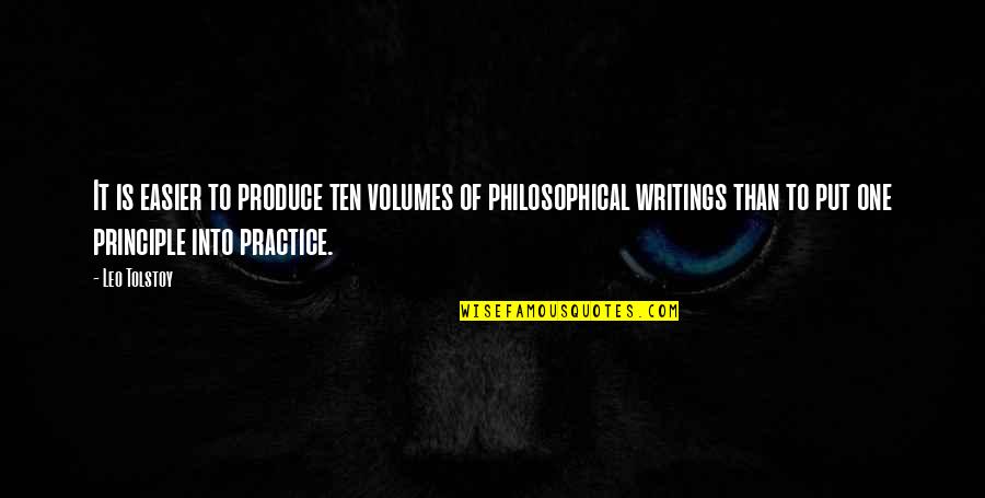 Kiffer Limes Quotes By Leo Tolstoy: It is easier to produce ten volumes of Kiffer Limes Quotes By Leo Tolstoy: It is easier to produce ten volumes of