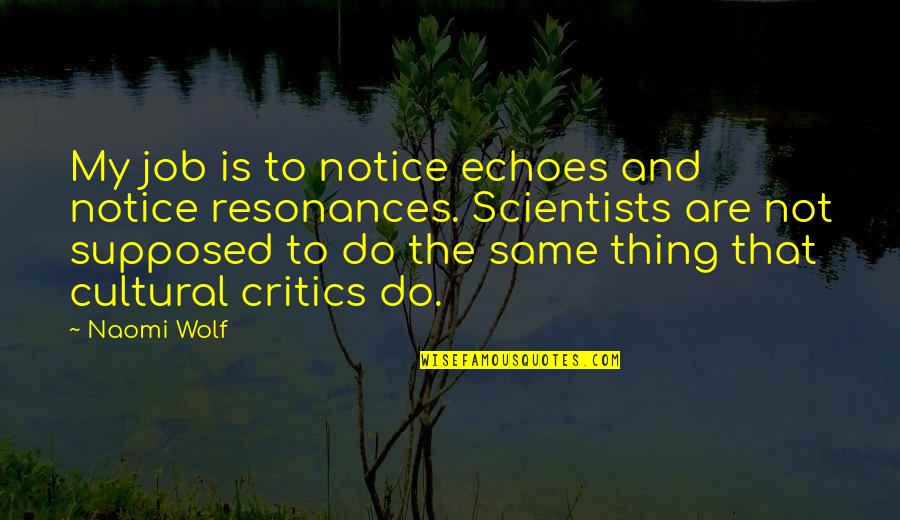 Kiki And Tombo Quotes By Naomi Wolf: My job is to notice echoes and notice Kiki And Tombo Quotes By Naomi Wolf: My job is to notice echoes and notice