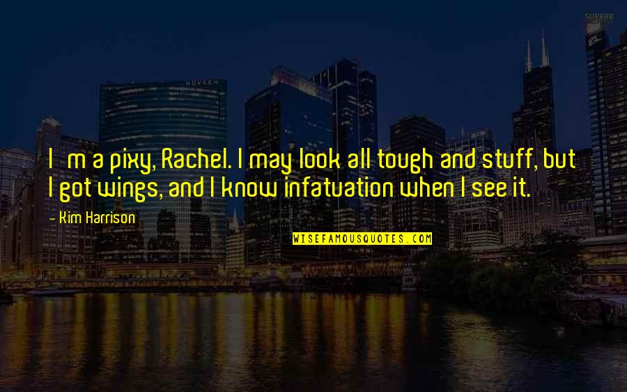Kim Harrison Jenks Quotes By Kim Harrison: I'm a pixy, Rachel. I may look all
