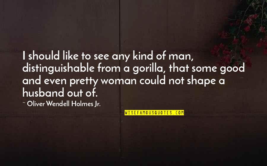 Kind Man Quotes By Oliver Wendell Holmes Jr.: I should like to see any kind of